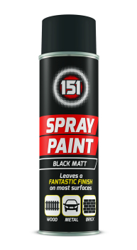 151 Matt Black Spray Paint